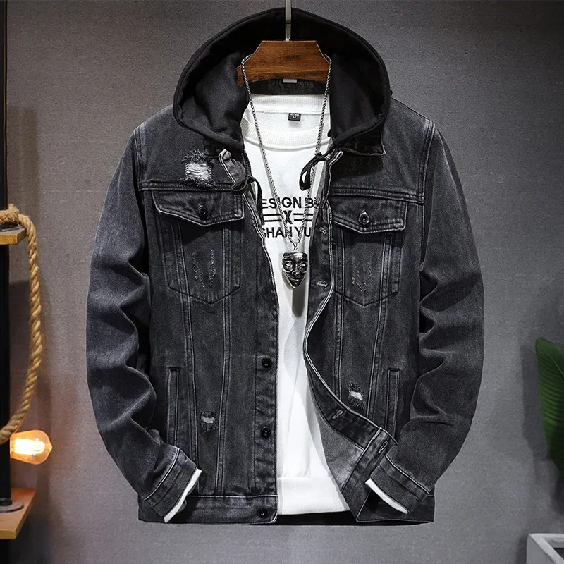 Pop Spring Autumn New Fashion  - Men'S Fashion Grey Jeans 评论和价格