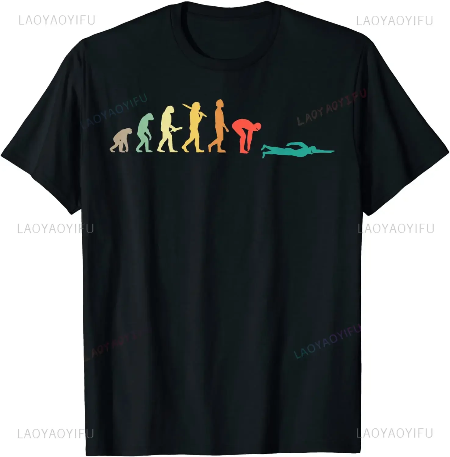 Retro Graphic Swimming Evoluti - Men'S Fashion Evolution 评论和价格