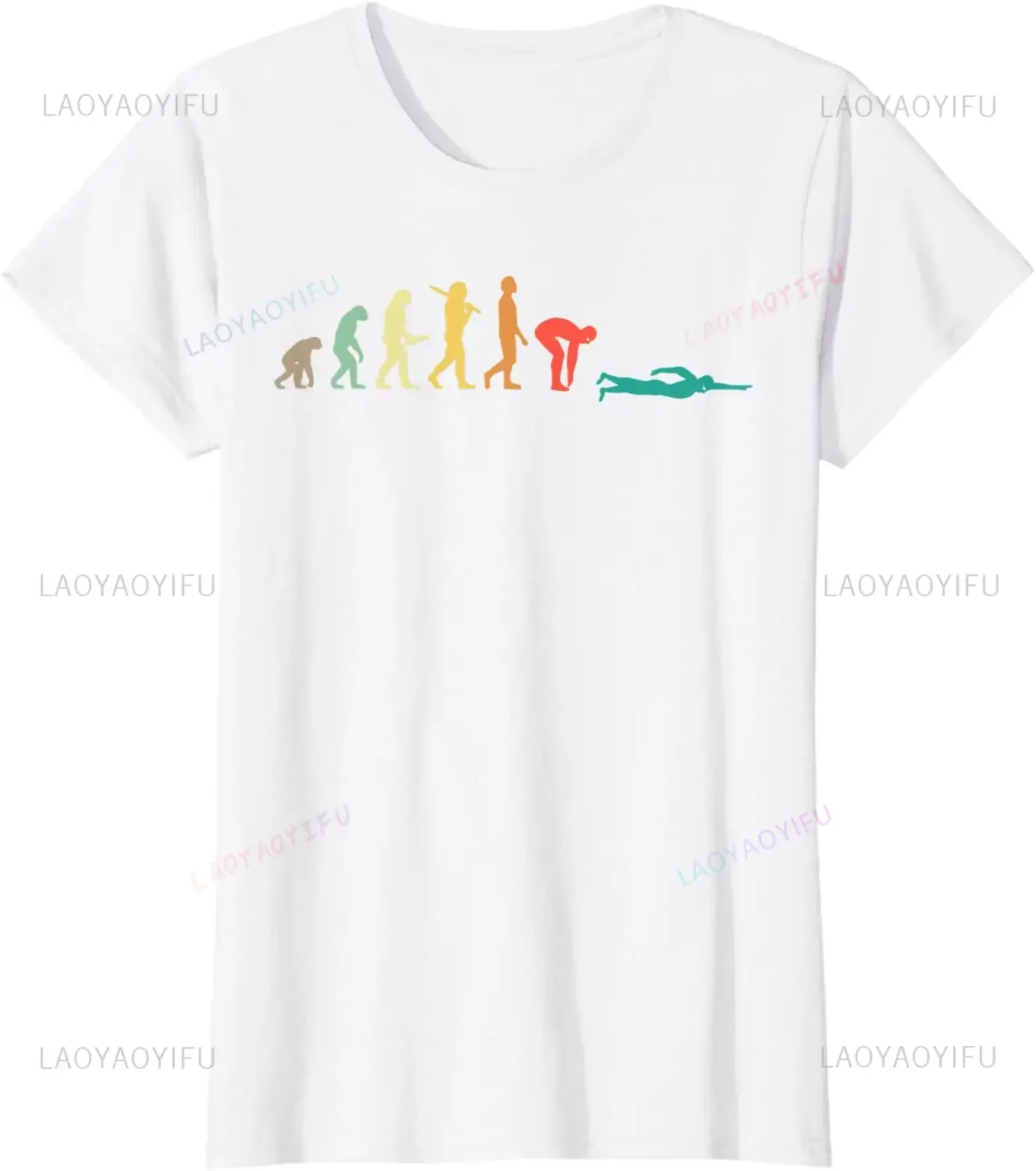 Retro Graphic Swimming Evoluti - Men'S Fashion Evolution 评论和价格