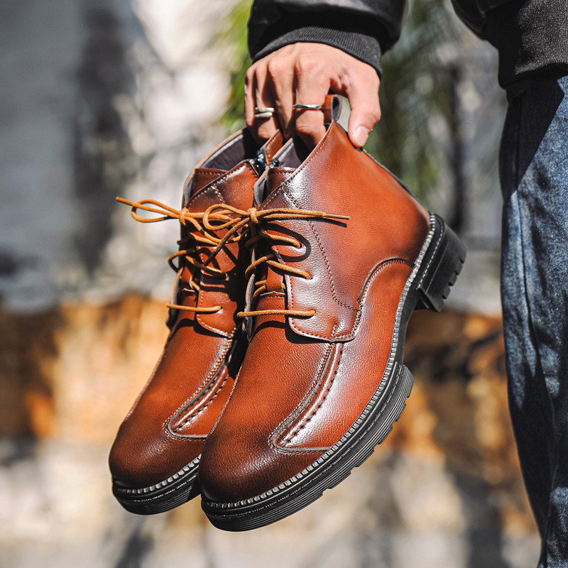 Fashion Designer Men Shoes Ret - Mens Fashion Combat Boots 评论和价格