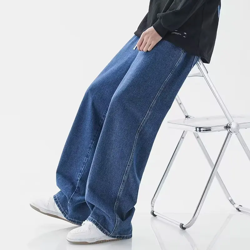 Korean Style Streetwear New Fa - Men'S Fashion Grey Jeans 评论和价格