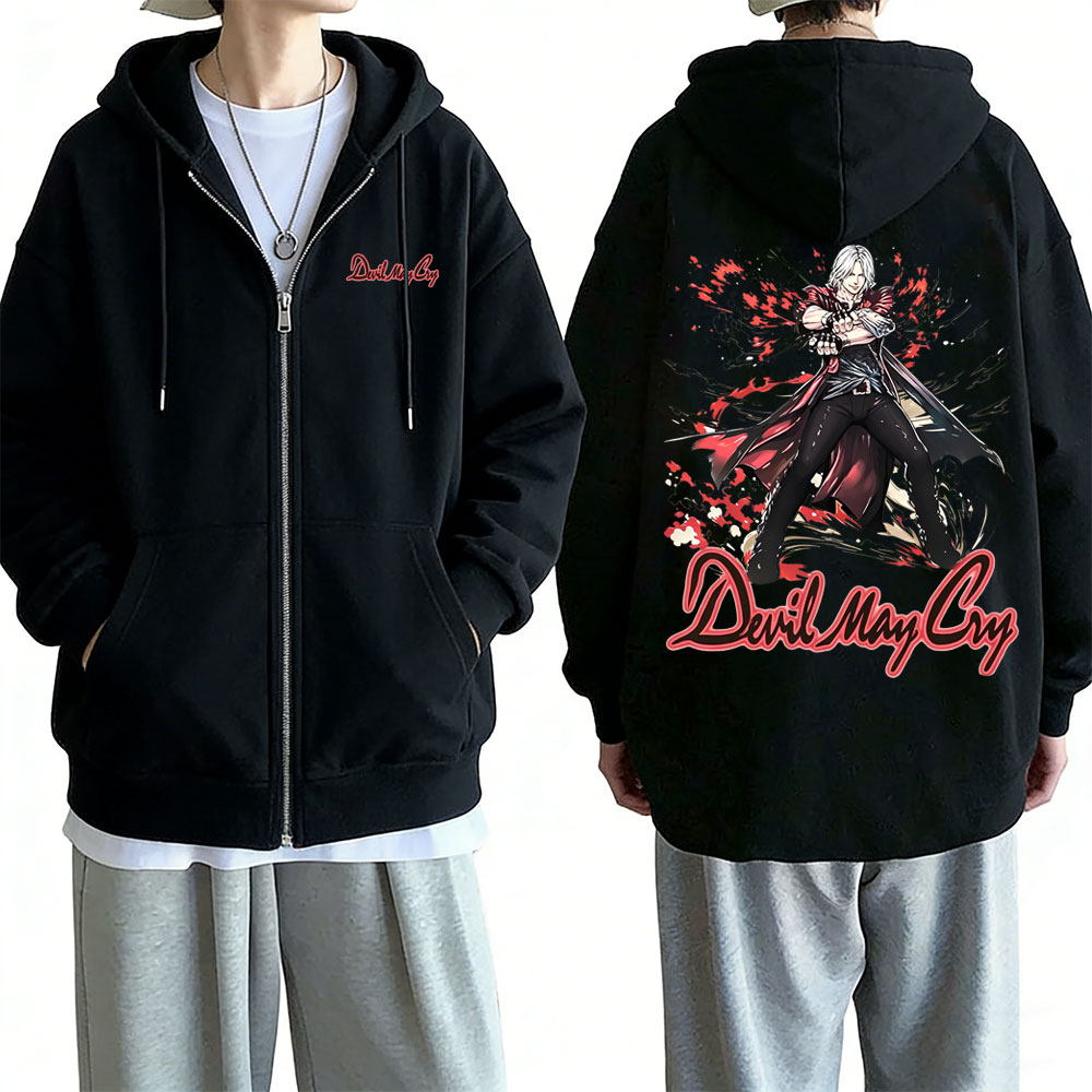 Hot Sale Game Devil May Cry Da - Mens Fashion Zip Up Hoodies 评论和价格
