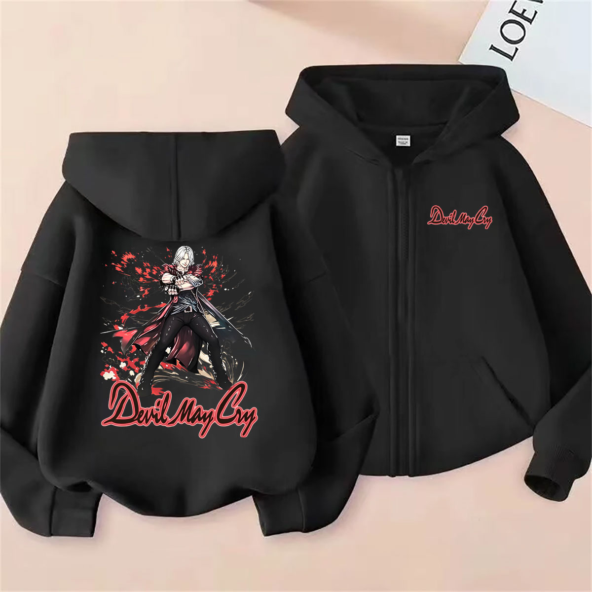 Hot Sale Game Devil May Cry Da - Mens Fashion Zip Up Hoodies 评论和价格