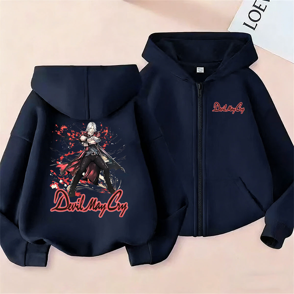Hot Sale Game Devil May Cry Da - Mens Fashion Zip Up Hoodies 评论和价格