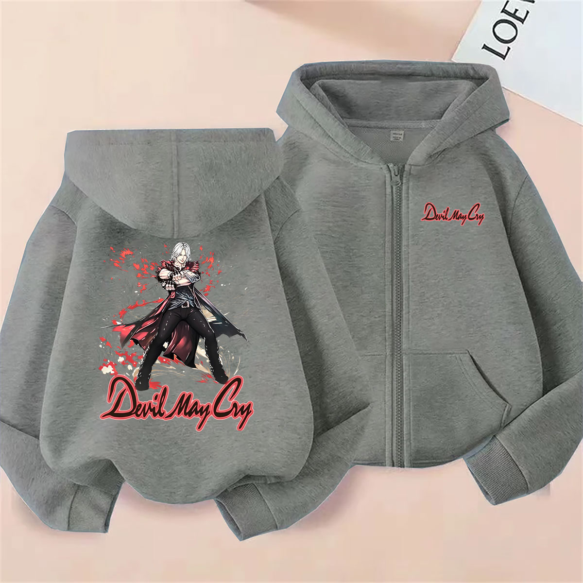 Hot Sale Game Devil May Cry Da - Mens Fashion Zip Up Hoodies 评论和价格