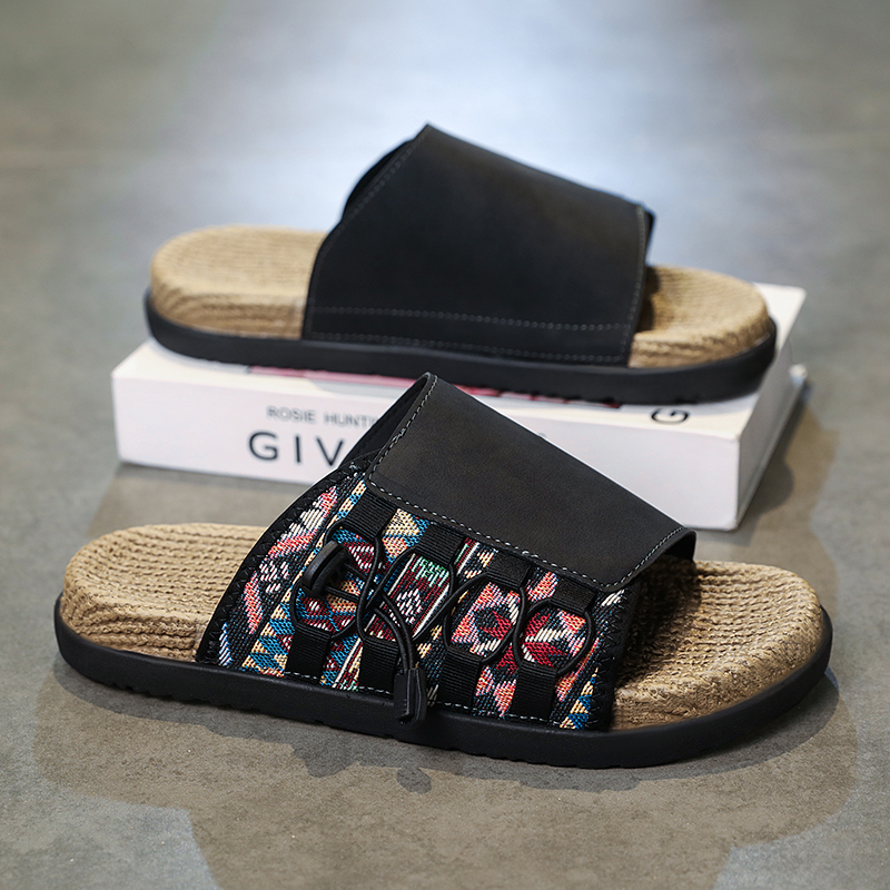 Men's slippers summer new brea - Men'S Fashion Plus 评论和价格