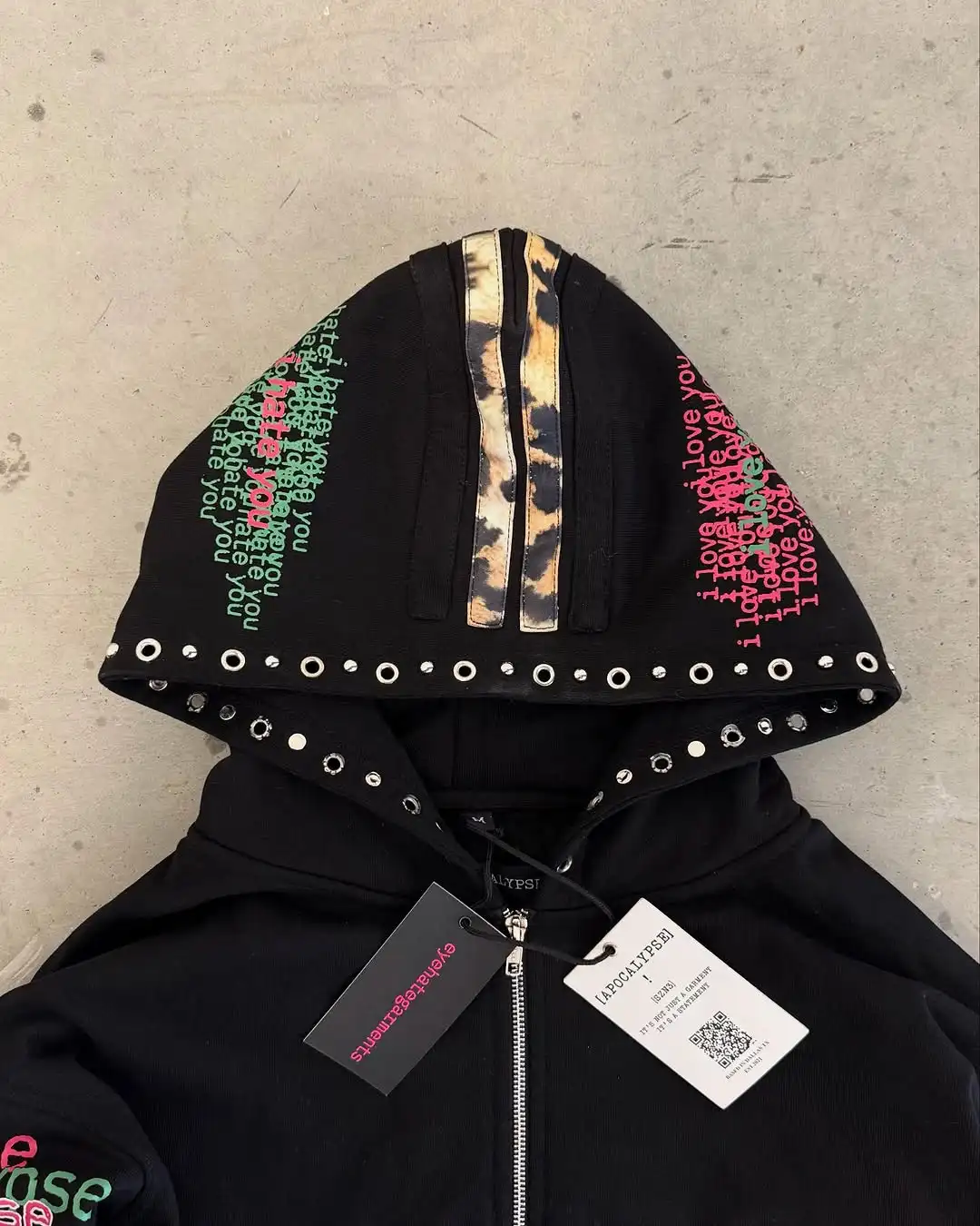 Eyehategarment Street Fashion  - Mens Fashion Zip Up Hoodies 评论和价格