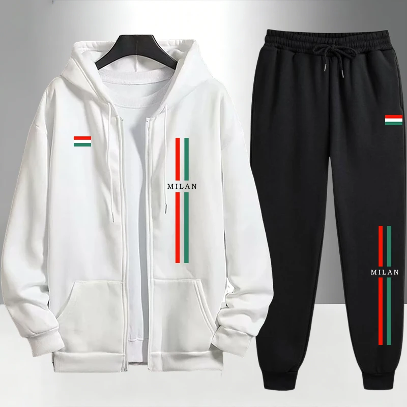 2026 Italy Printed Men's Set Z - Jogger Sweatpants Men 评论和价格