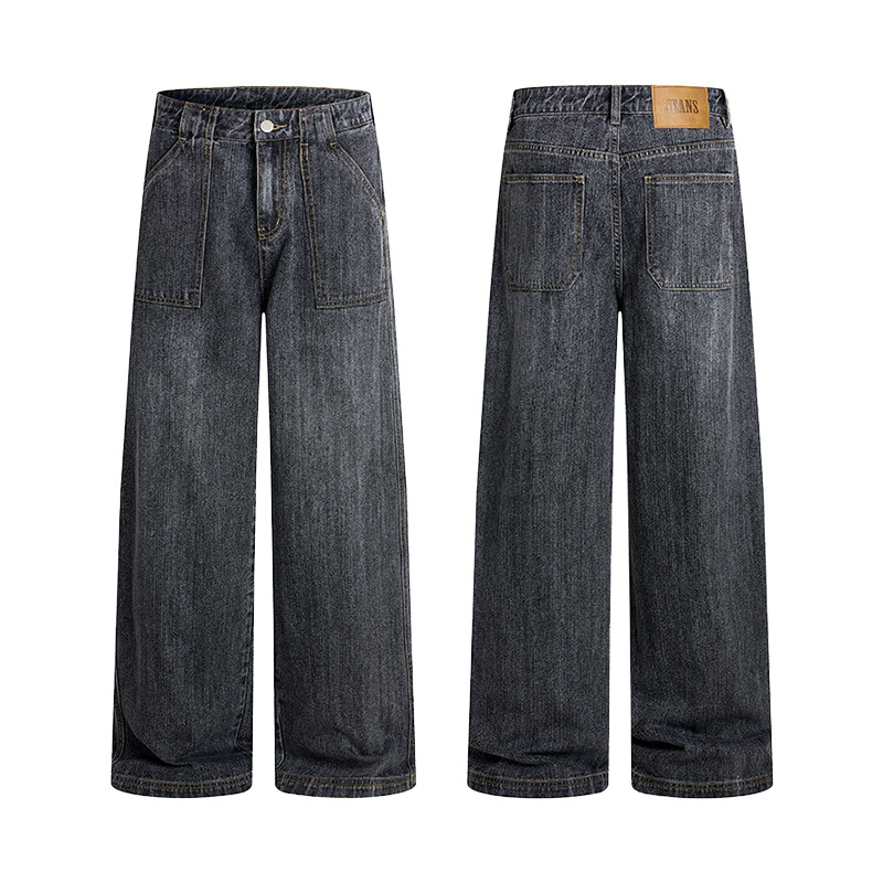 Vintage New Fashion Men's Loos - Men'S Fashion Grey Jeans 评论和价格