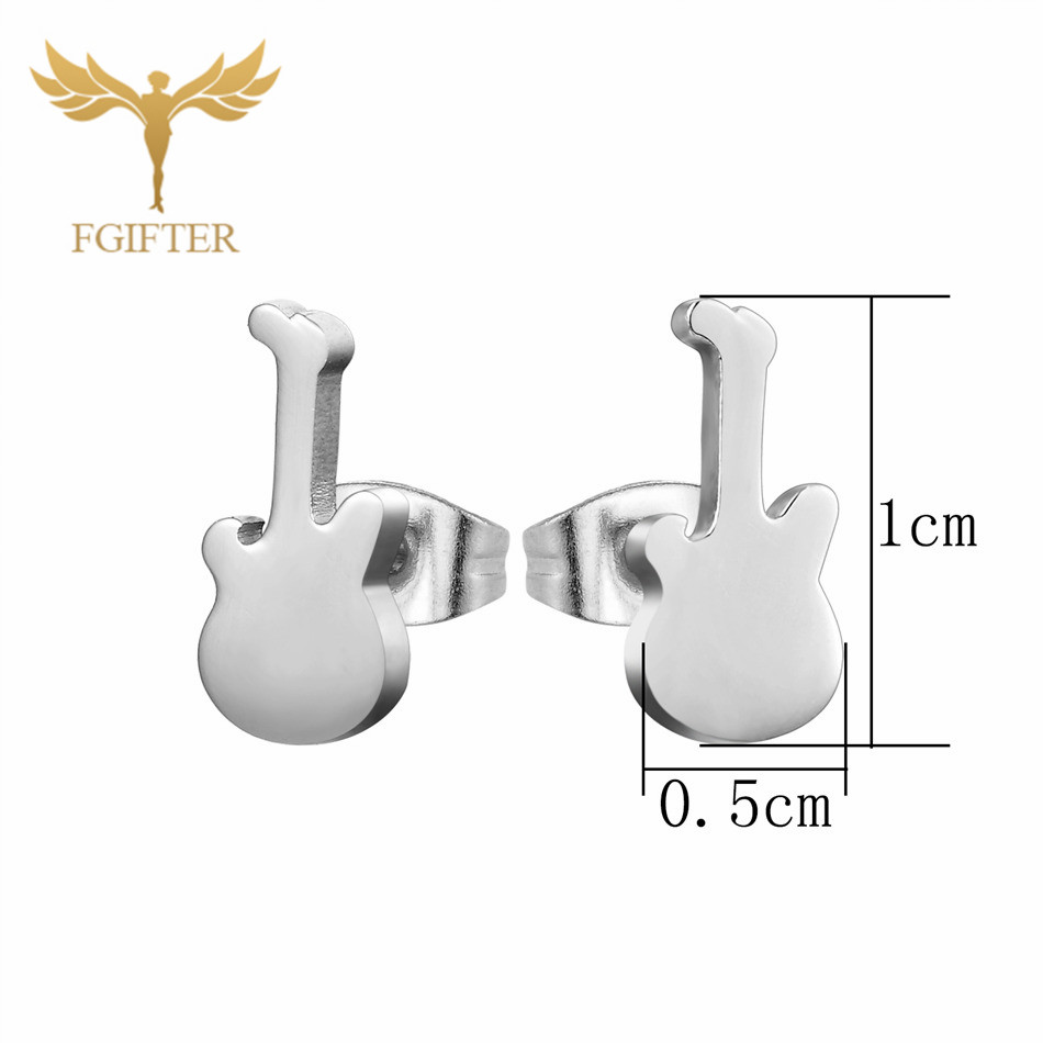 12 Pairs Music Guitar Earrings - Mens Fashion Store 评论和价格