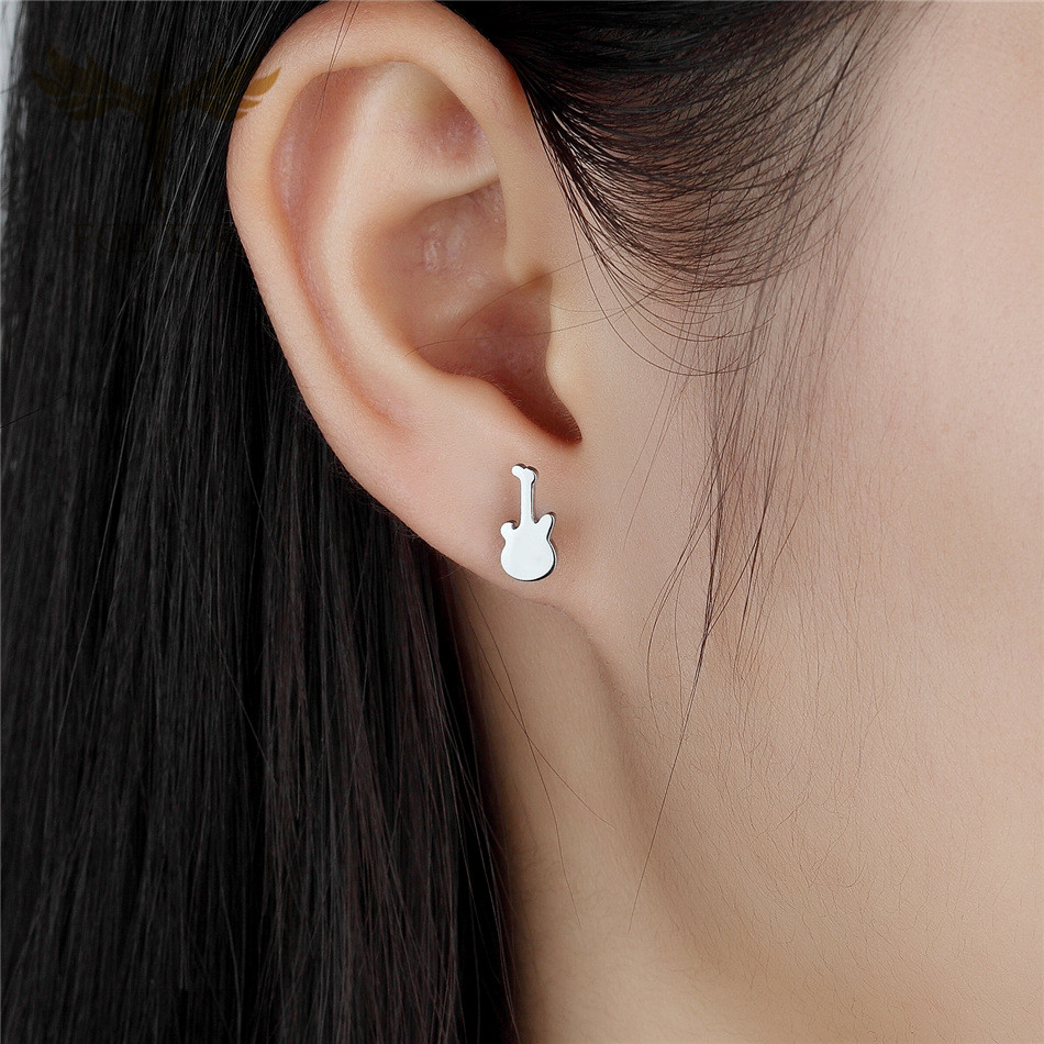 12 Pairs Music Guitar Earrings - Mens Fashion Store 评论和价格