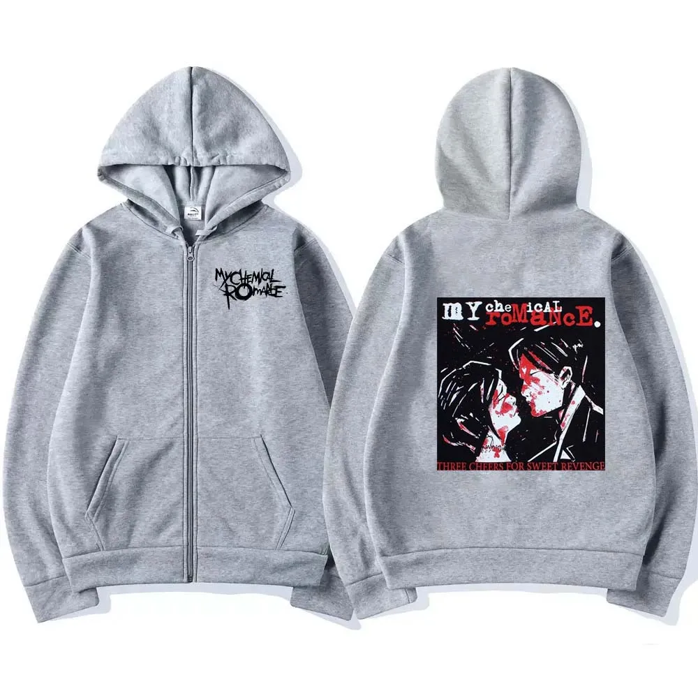 Rock Band My Chemical Romance  - Mens Fashion Zip Up Hoodies 评论和价格