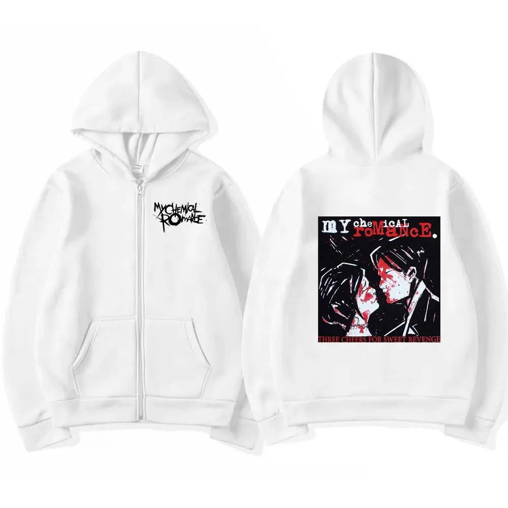 Rock Band My Chemical Romance  - Mens Fashion Zip Up Hoodies 评论和价格
