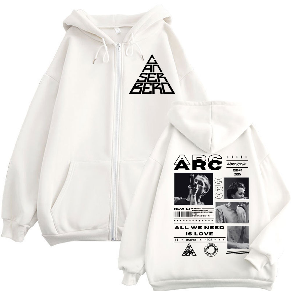 Canserbero All We Need Is Love - Mens Fashion Zip Up Hoodies 评论和价格