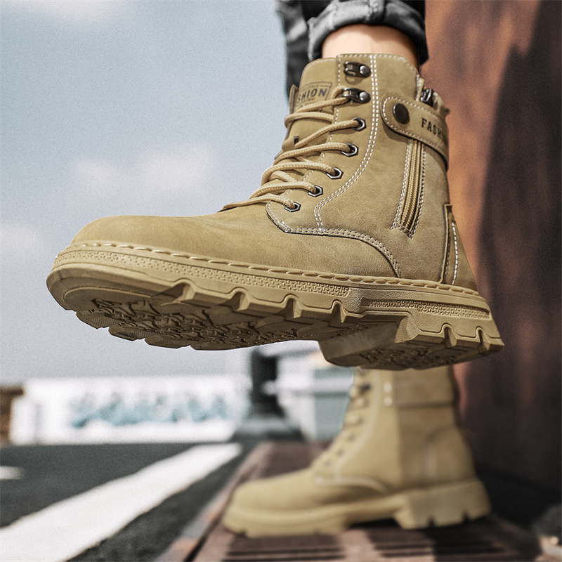 Mens Shoes Fashion Security Bo - Mens Fashion Combat Boots 评论和价格