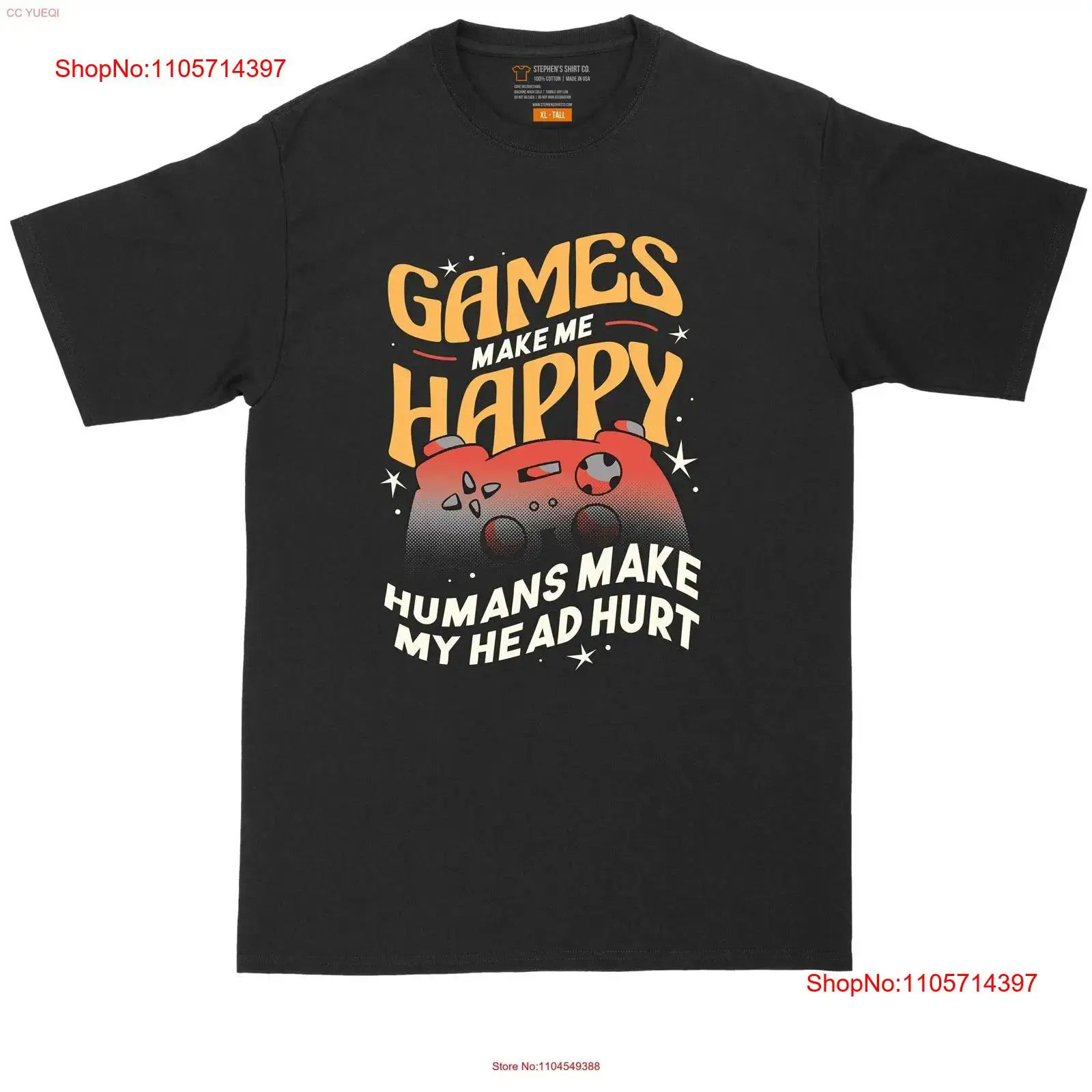 Games Make Me Happy Humans My  - Men'S Fashion For Big Guys 评论和价格