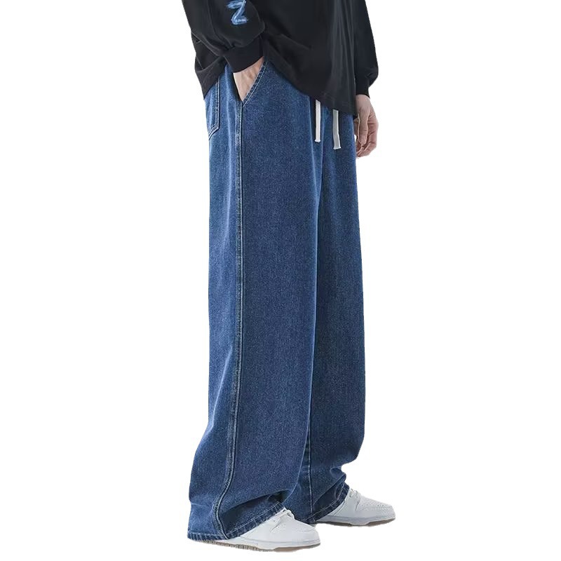 Korean Fashion Men's Baggy Jea - Men'S Fashion Grey Jeans 评论和价格